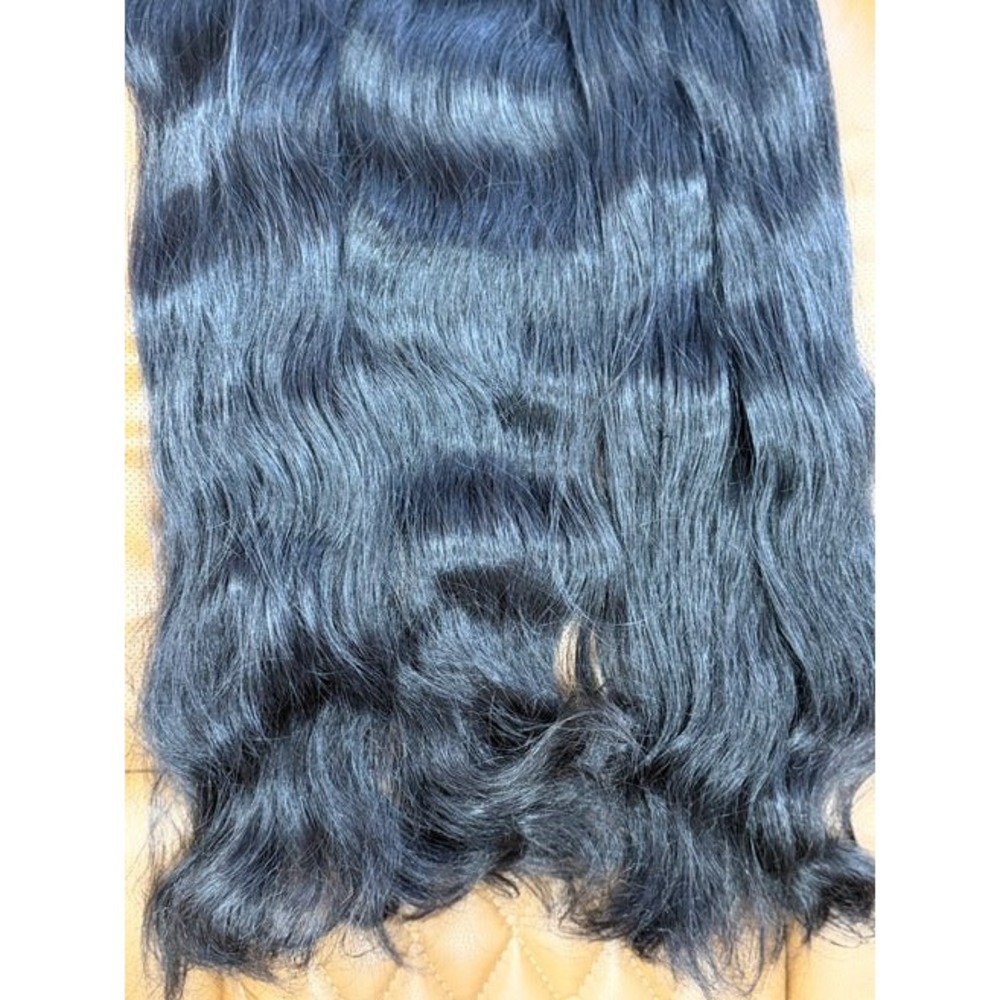 30" Raw Natural Wavy Straight Hair Bundle - Picture 2 of 4